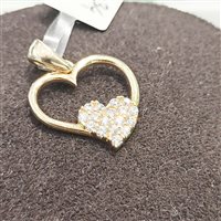 Pendente Vidali Gioielli Donna in Oro giallo Zircone PEOR-7-34 - PEOR-7-34